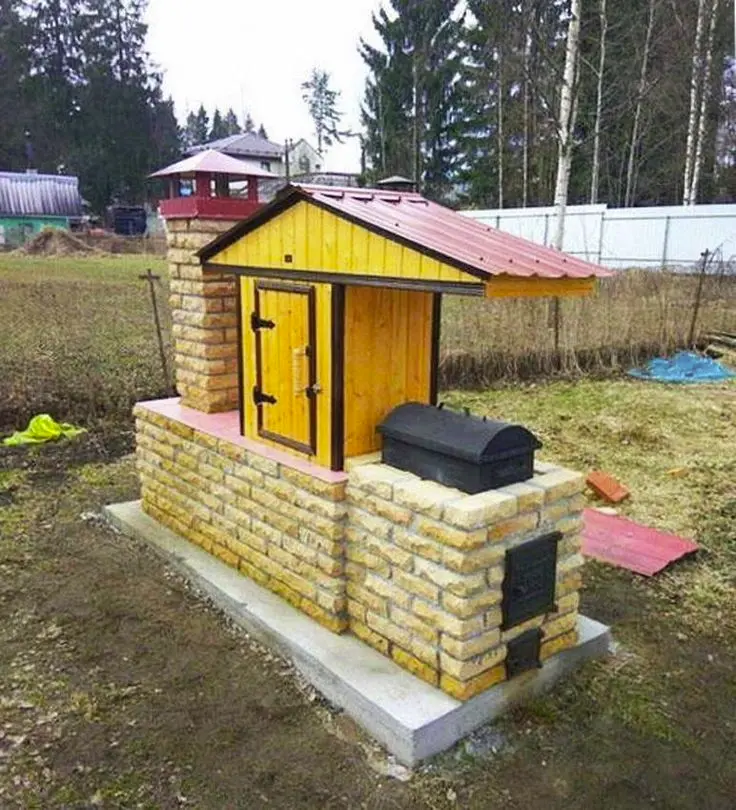 Встановлення елементів коптильні власноруч